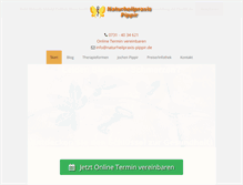Tablet Screenshot of naturheilpraxis-pippir.de